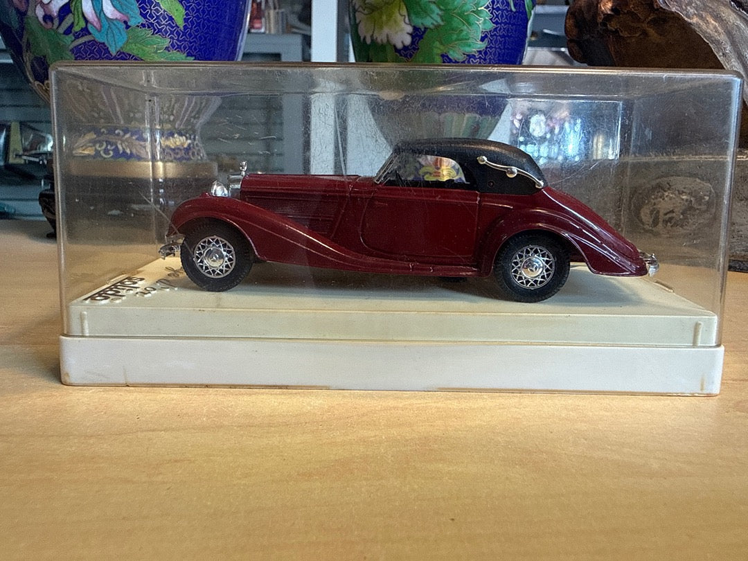 Voiture – Solido Mercedes 540k – Jouet – Modèle bordeaux