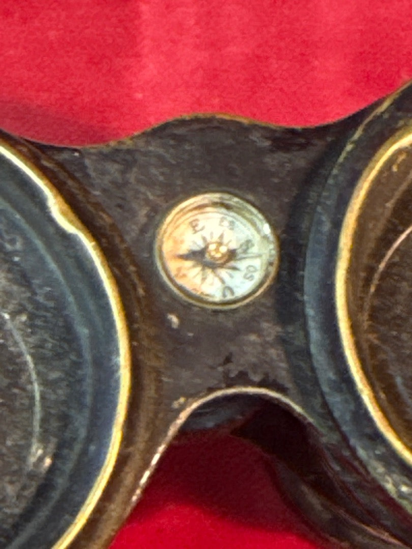 Jumelles – Vintage – Collection – Boussole intégrée