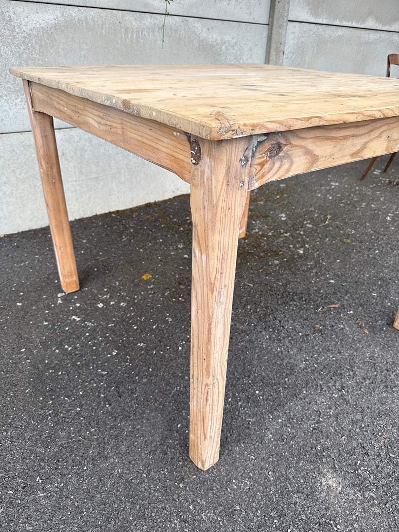 Table de ferme – Vintage – Table – Bois brut rustique