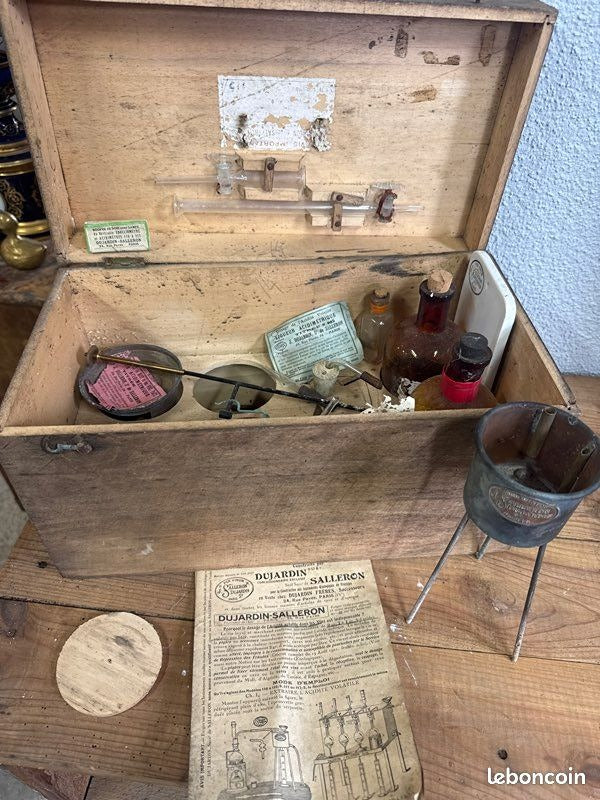 Coffret Acidimètre Dujardin-salleron – Objet de collection – Vintage