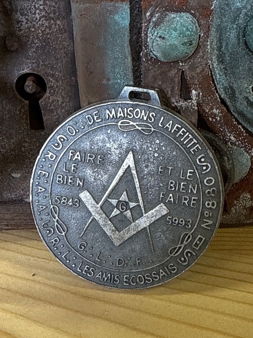 Médaille maçonnique – Gldf – Collection – 150e anniversaire
