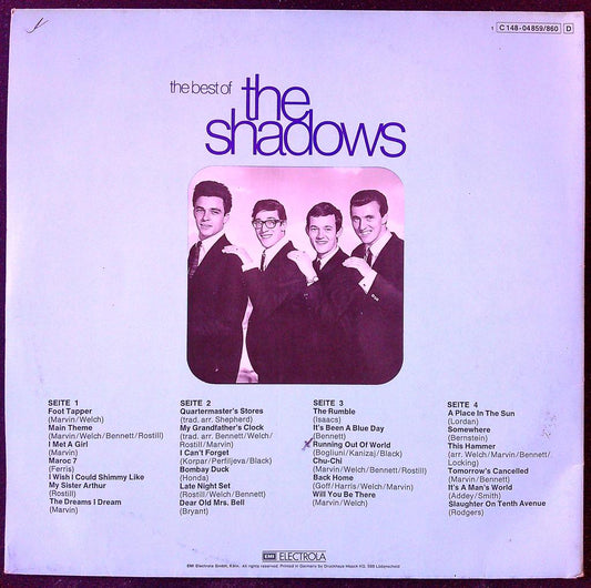 Vinyle 2lp Emi The Best of The Shadows Bleu