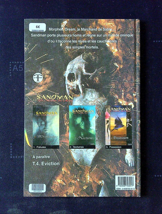 bd Sandman Tome 3 Possession Neil Gaiman Vertigo