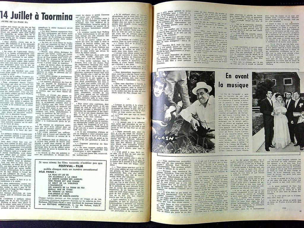 Magazine Festival N° 681 – Cinéma – Roman-photo vintage