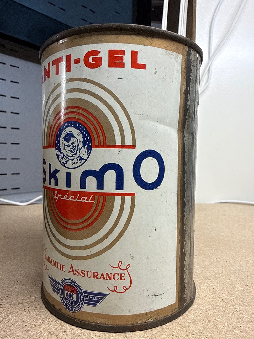 Ancien bidon tôle – Eskimo – Automobilia – anti-gel vintage