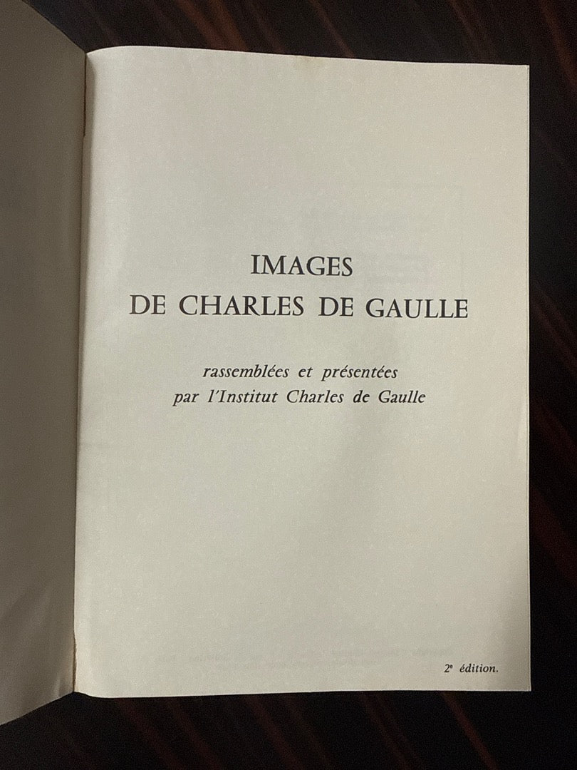 Livre – Images de Charles de Gaulle – Histoire – Édition 1976