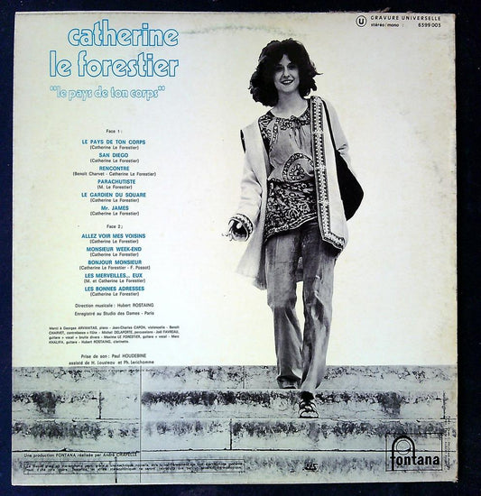 Vinyle 33t Catherine Le Forestier Le pays de ton corps vinyle catherine leforestier fontana