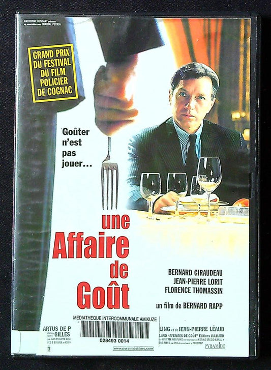 Dvd Une Affaire de Goût – Bernard Rapp – Divertissement – Thriller savoureux