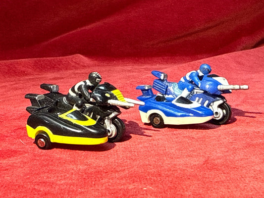 Lot Motos side-car Power Rangers Bandai 1994
