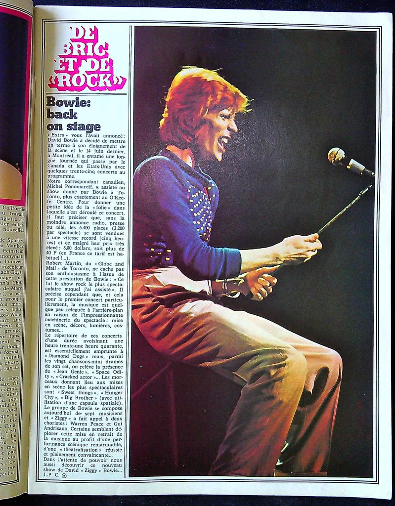 Magazine – Extra N°45 – Musique – Rock Bob Dylan Bowie