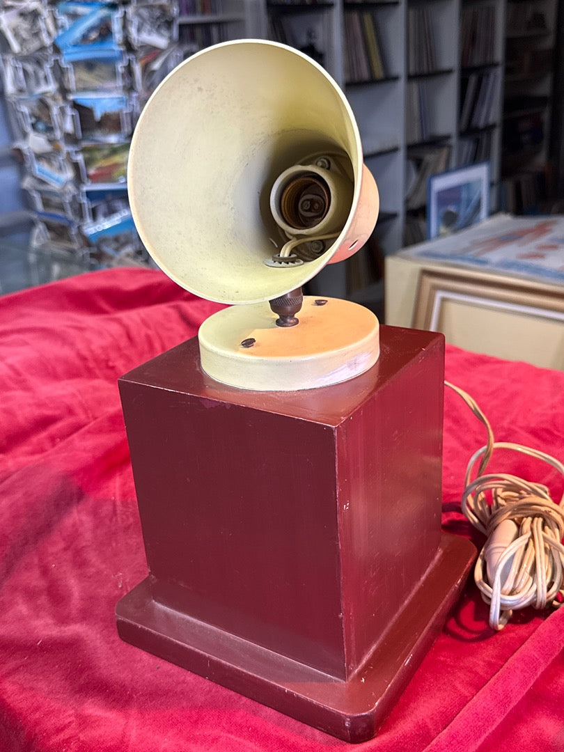 Lampe de bureau – Vintage – Luminaire – Bakélite marron et crème