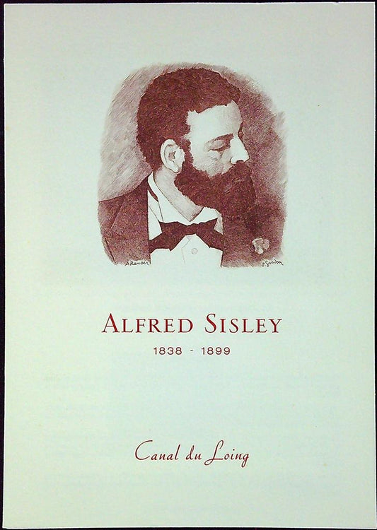 Alfred Sisley Canal Du Loing Enveloppe Dépliant Timbre 1er jour Encart Fdc Yvert et Tellier