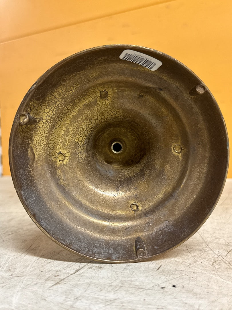 Lampe à pétrole vintage – En métal et verre transparent