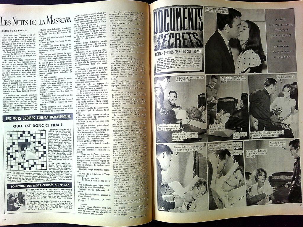 Magazine Festival N° 681 – Cinéma – Roman-photo vintage
