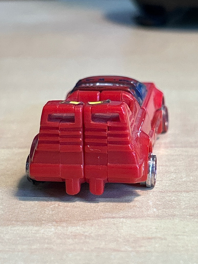 Petite voiture transformable Robo 07 Supercar rouge