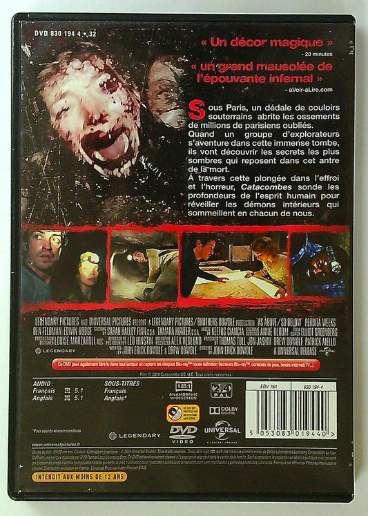 Dvd Catacombes - Film Horreur - Universal