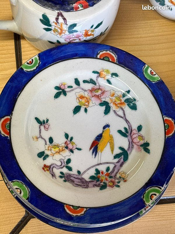 Service à thé et café – Japon – Art de la table – Décor oiseaux