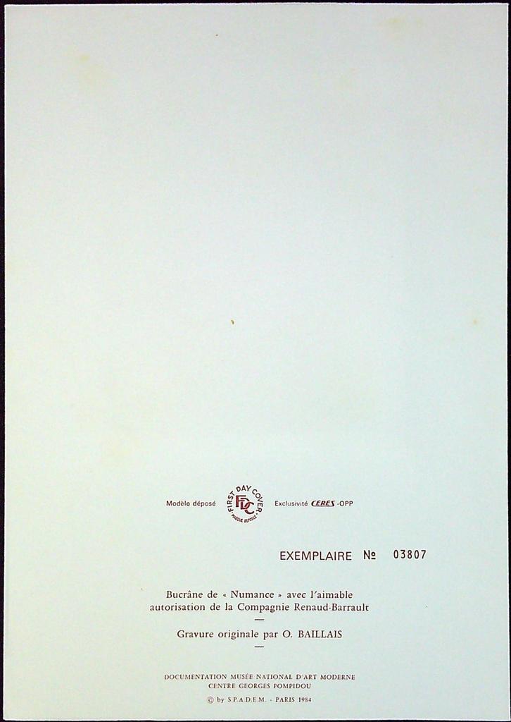 André Masson Enveloppe Dépliant Timbre 1er jour Encart Fdc Yvert et Tellier
