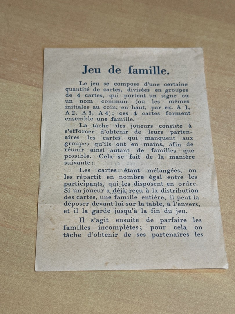 Jeu De Cartes – Jeux Spear – Jouet – Le Tour Du Monde Vintage 7 familles