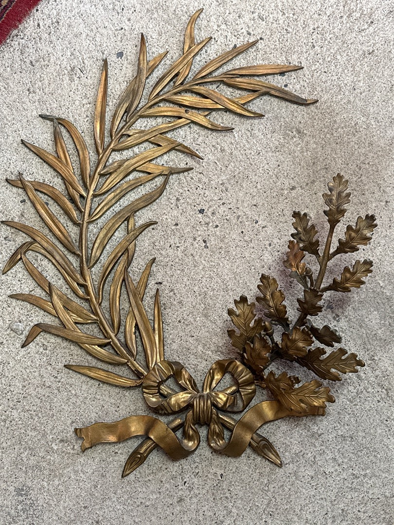 Couronne de laurier en bronze doré