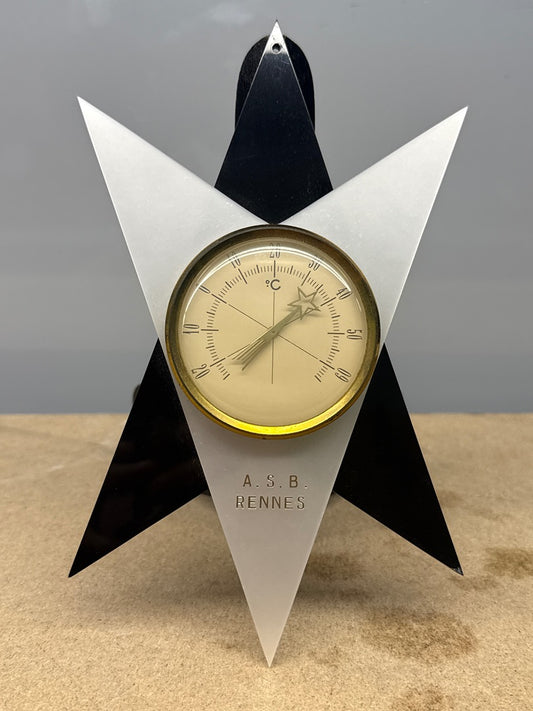 Thermomètre – A.s.b. Rennes – Thermomètre – Vintage design space age noir