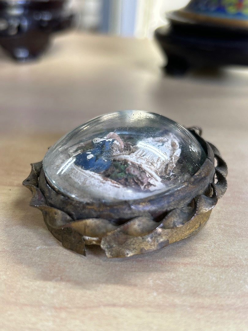 Médaillon – – Objet Religieux – Apparition De Lourdes
