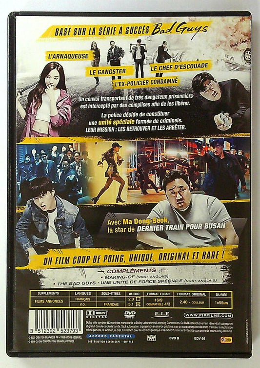 Dvd The Bad Guys film d'action coréen Ma Dong-seok