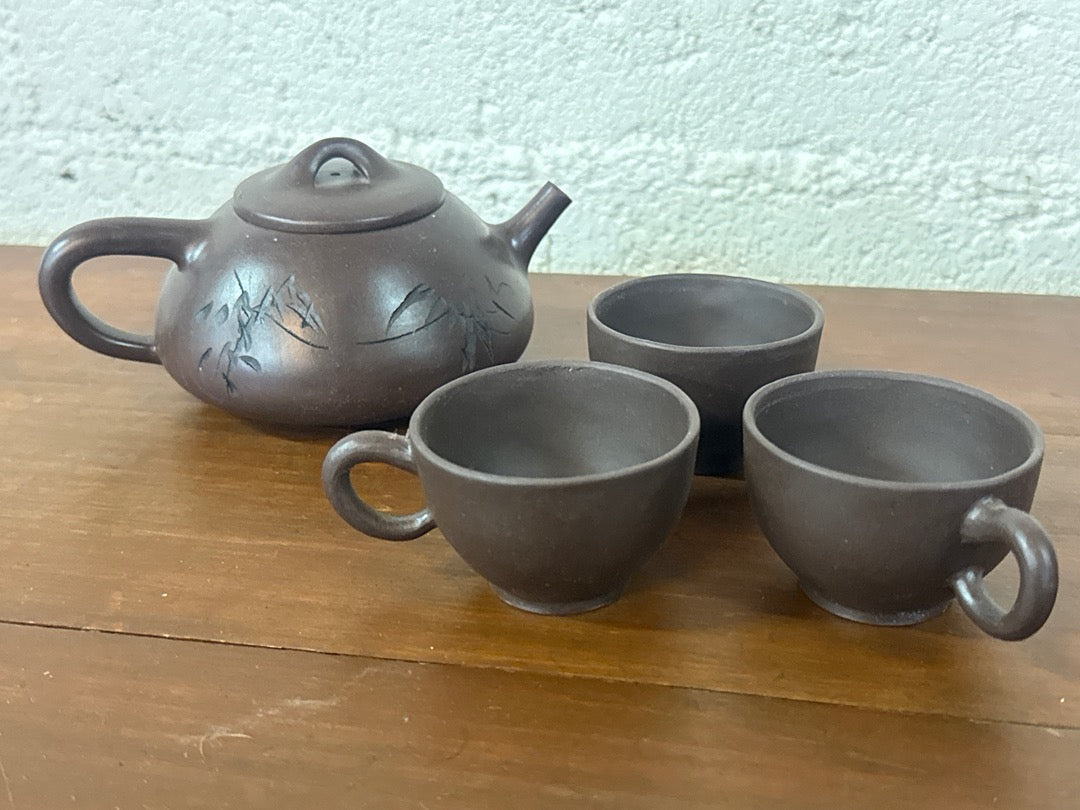 Service à thé Yixing terre cuite vintage