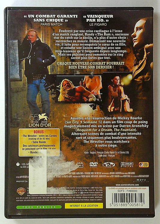 Dvd The Wrestler Mickey Rourke Darren Aronofsky