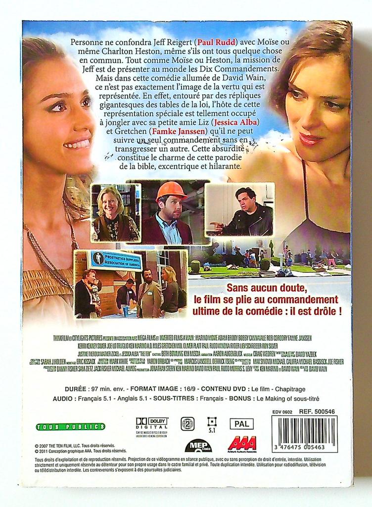 The Ten - Dvd film de David Wain Paul Rudd Jessica Alba