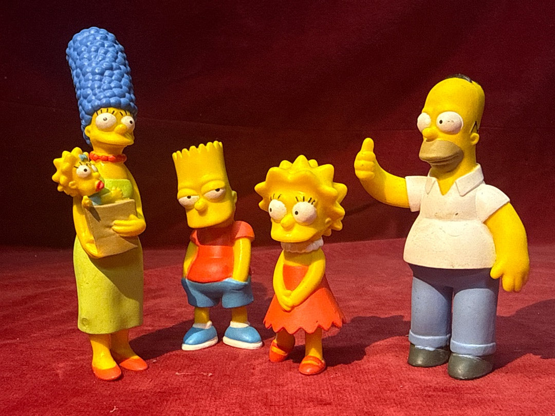 Lot de figurines de la famille Simpson Matt Groening