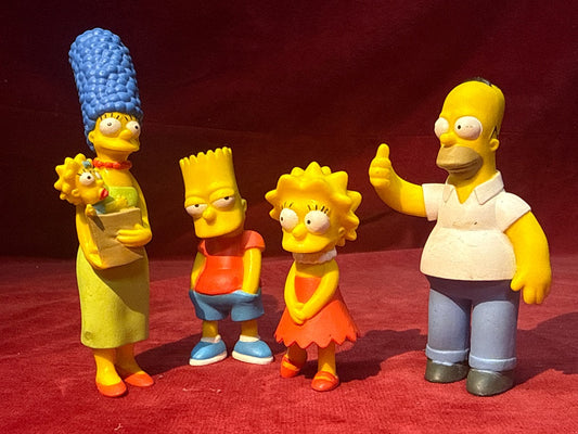 Lot de figurines de la famille Simpson Matt Groening