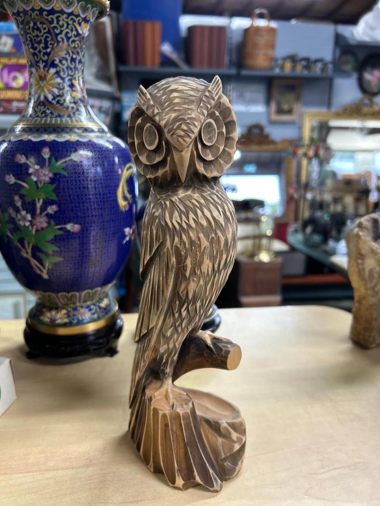 Statuette Bois Chouette / Hibou