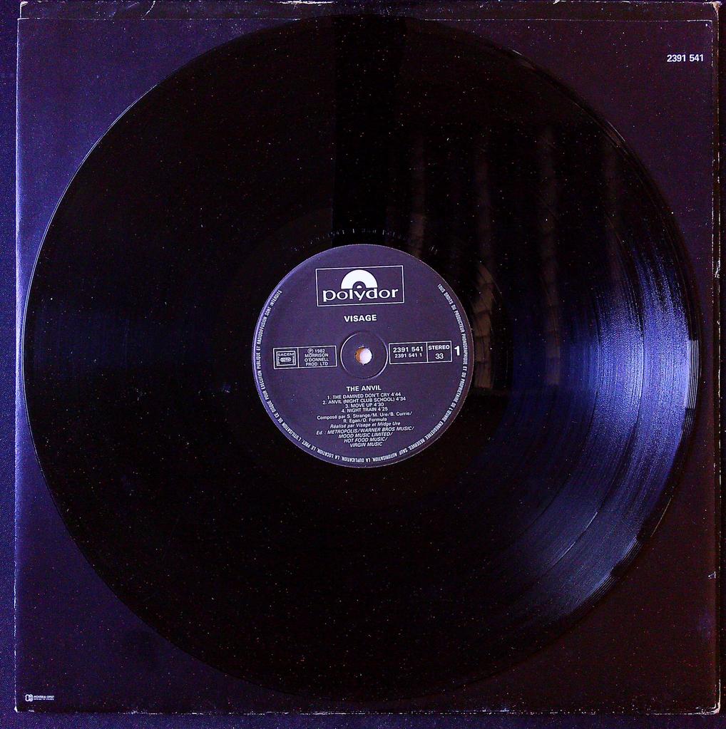 Disque vinyle The Anvil Visage Polydor 1982