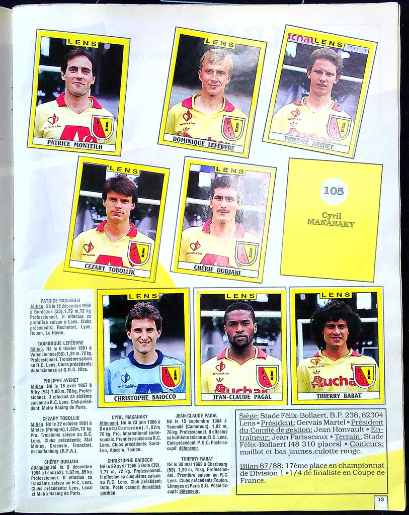 Album Panini Foot 89