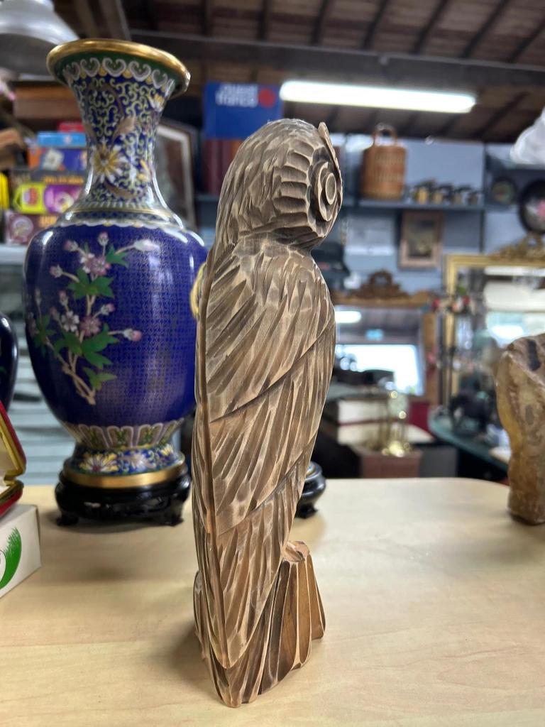 Statuette Bois Chouette / Hibou