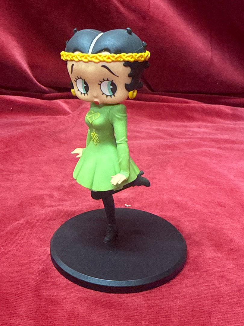 Figurine Betty Boop robe verte Fleischer Studios