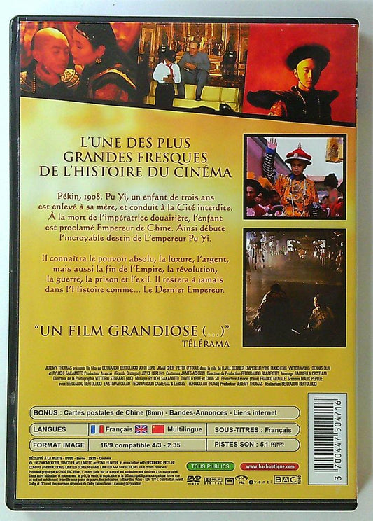 Dvd Le Dernier Empereur Bernardo Bertolucci
