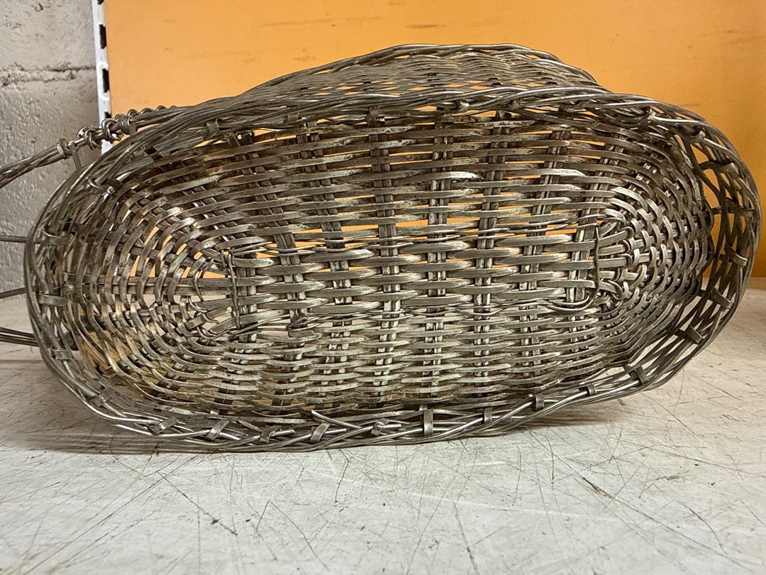 Panier porte-bouteille – Service – Métal argenté