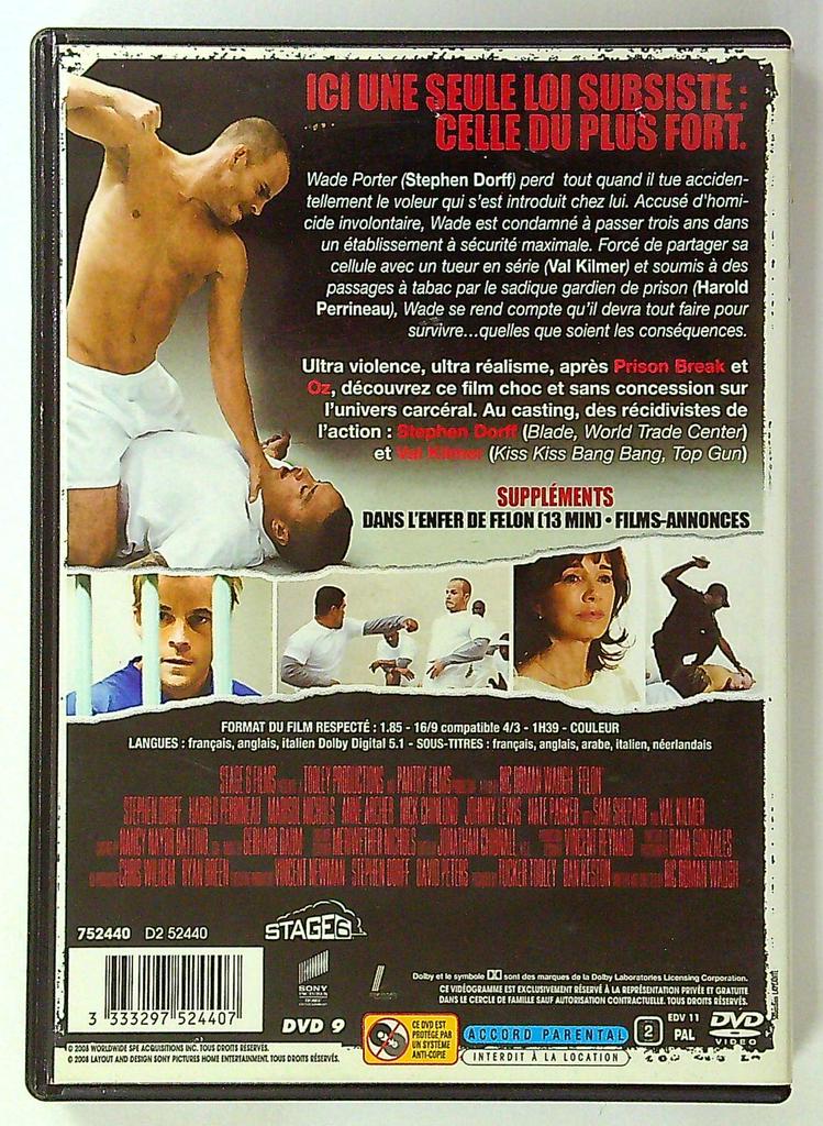 Dvd Felon Stephen Dorff Val Kilmer Action