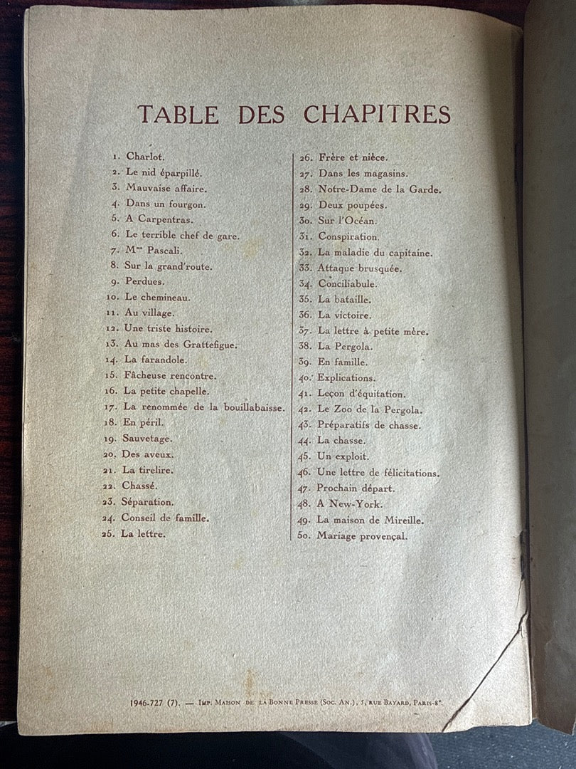 Livre – Le Vagabond Denisèle – Roman – Bonne Presse 1946