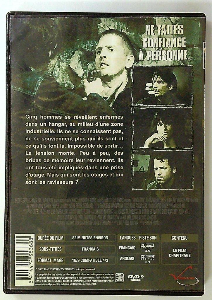 Dvd Unknown - Jim Caviezel Barry Pepper