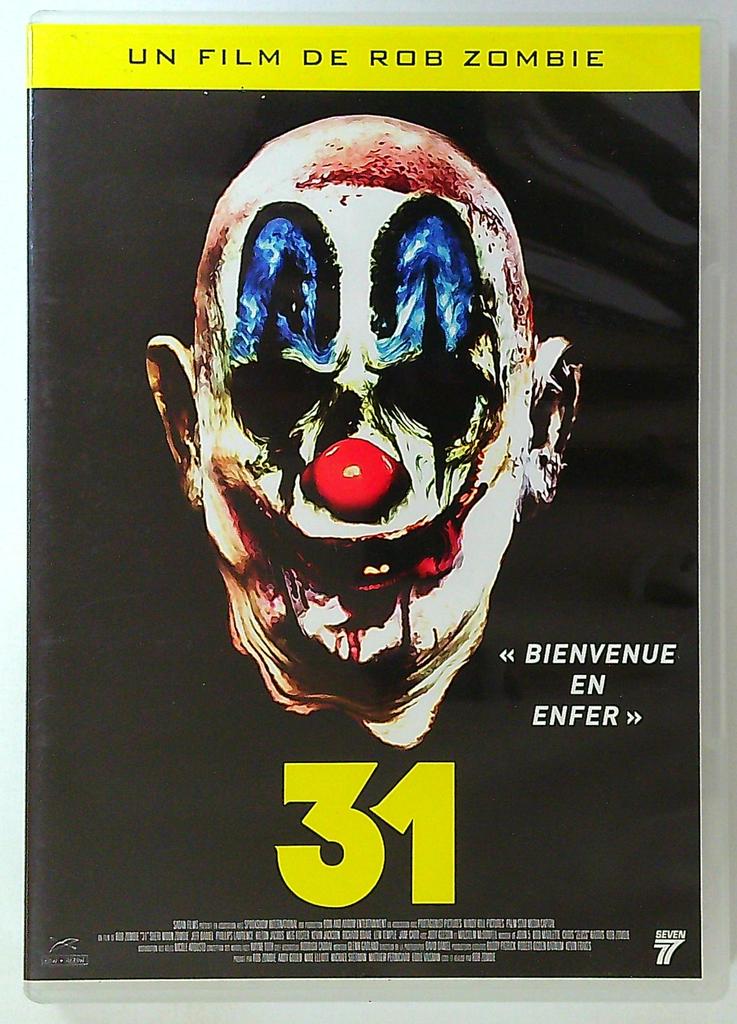 Dvd film horreur 31 de Rob Zombie Seven Sept
