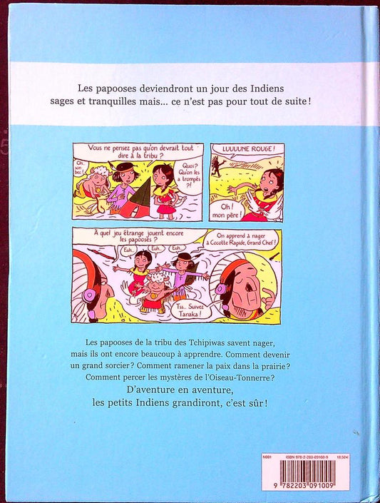 Livre Les Papooses – Casterman – Livre enfant – Aventure