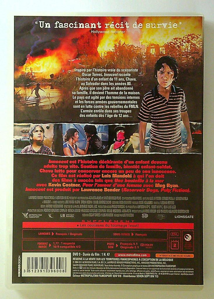 Dvd Innocent - Luis Mandoki