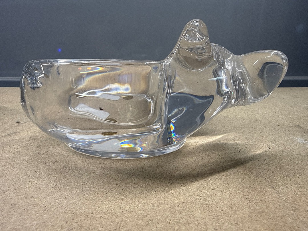 Vide-poche – Art Vanneau – Ornements – Chien Loup Renard en verre