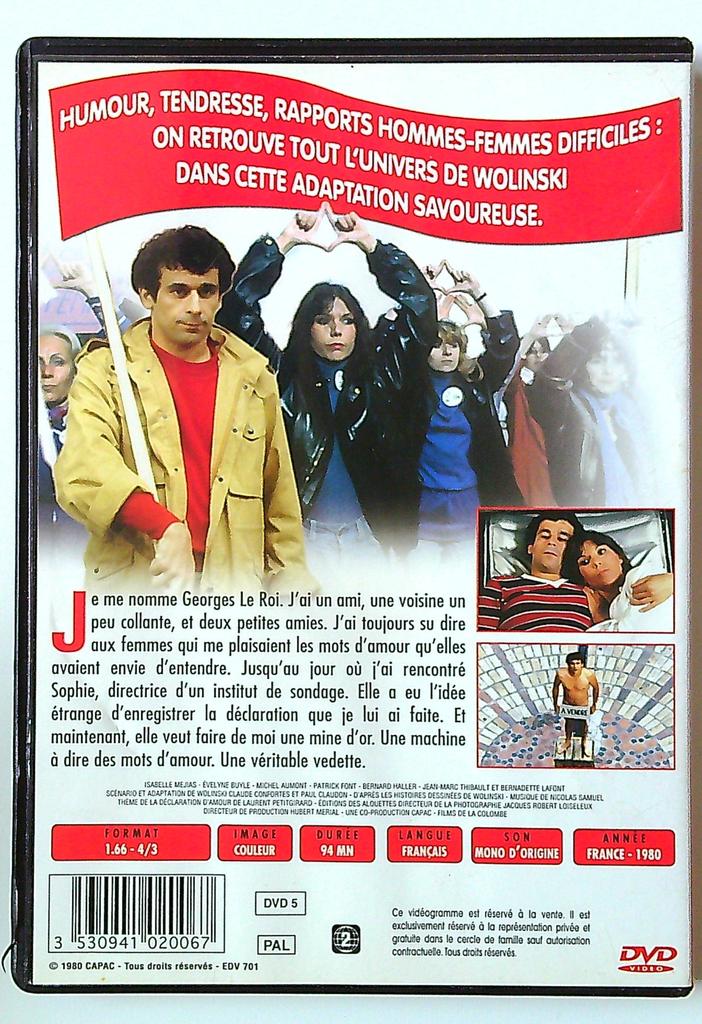 Dvd Le Roi des Cons avec Francis Perrin et Bernadette Lafont