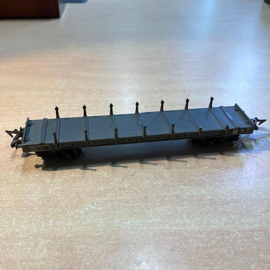Wagon Plat Jouef Marchandises, Attelage A Croc, Marquage Sncf 4 Rryw 418521
