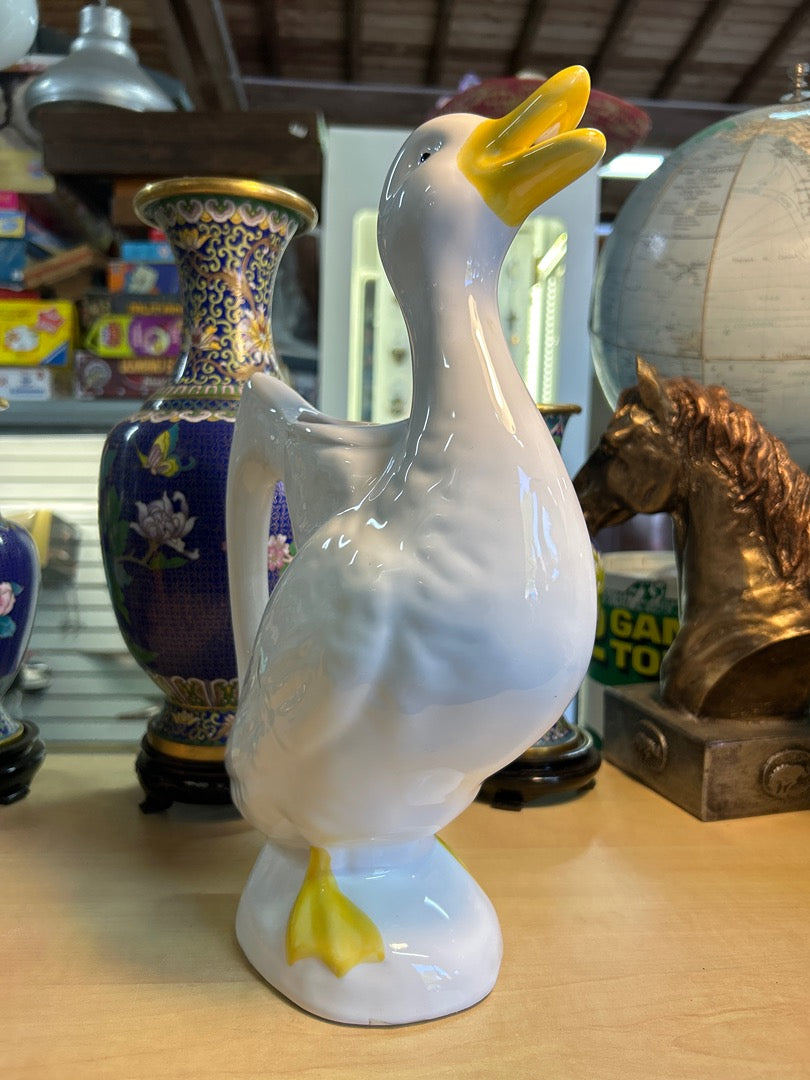Pichet Barbotine canard céramique