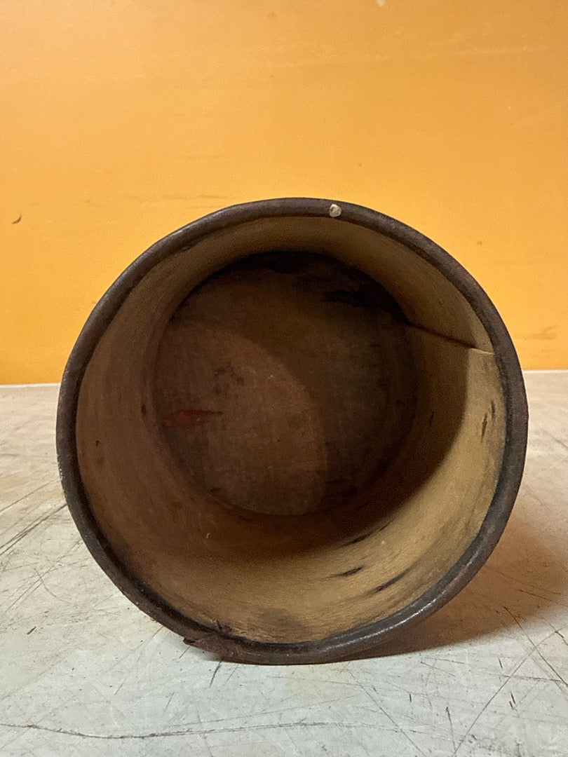 Mesure ancienne – Boîte demi-litre en bois et métal